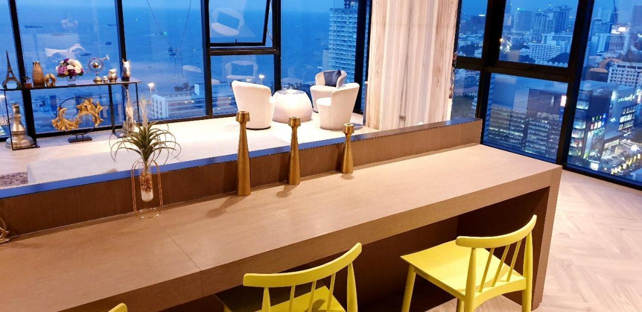 Base Central Pattaya Long Balcony King-Bed With Infinity Pool & Free Netflix! 外观 照片