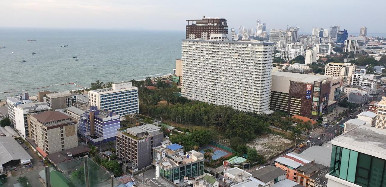Base Central Pattaya Long Balcony King-Bed With Infinity Pool & Free Netflix! 外观 照片