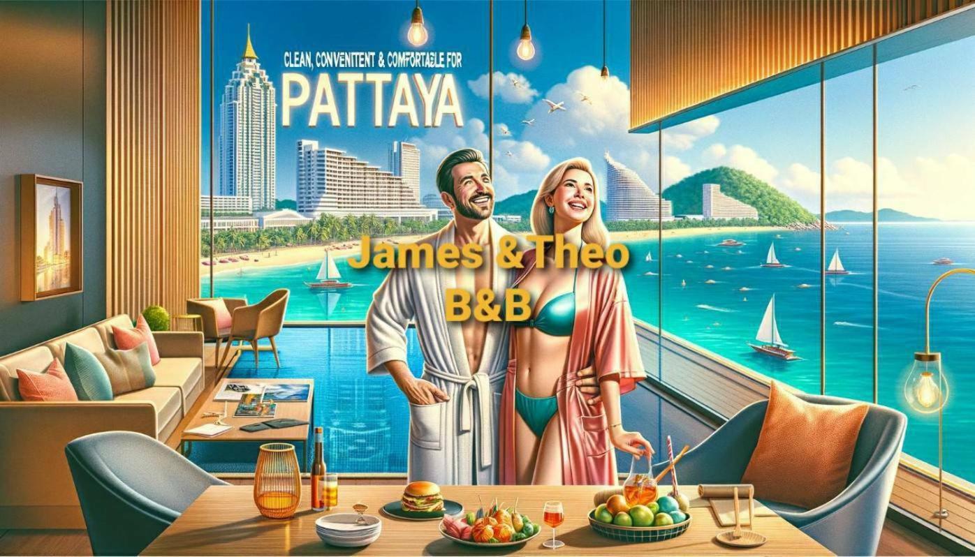 Base Central Pattaya Long Balcony King-Bed With Infinity Pool & Free Netflix! 外观 照片